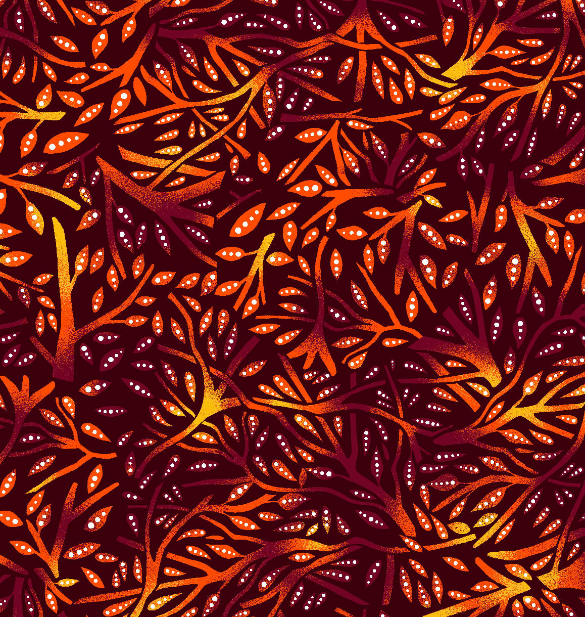 July Moon, an Indigenous Fabric by Betty Albert - First Trend Fabrics