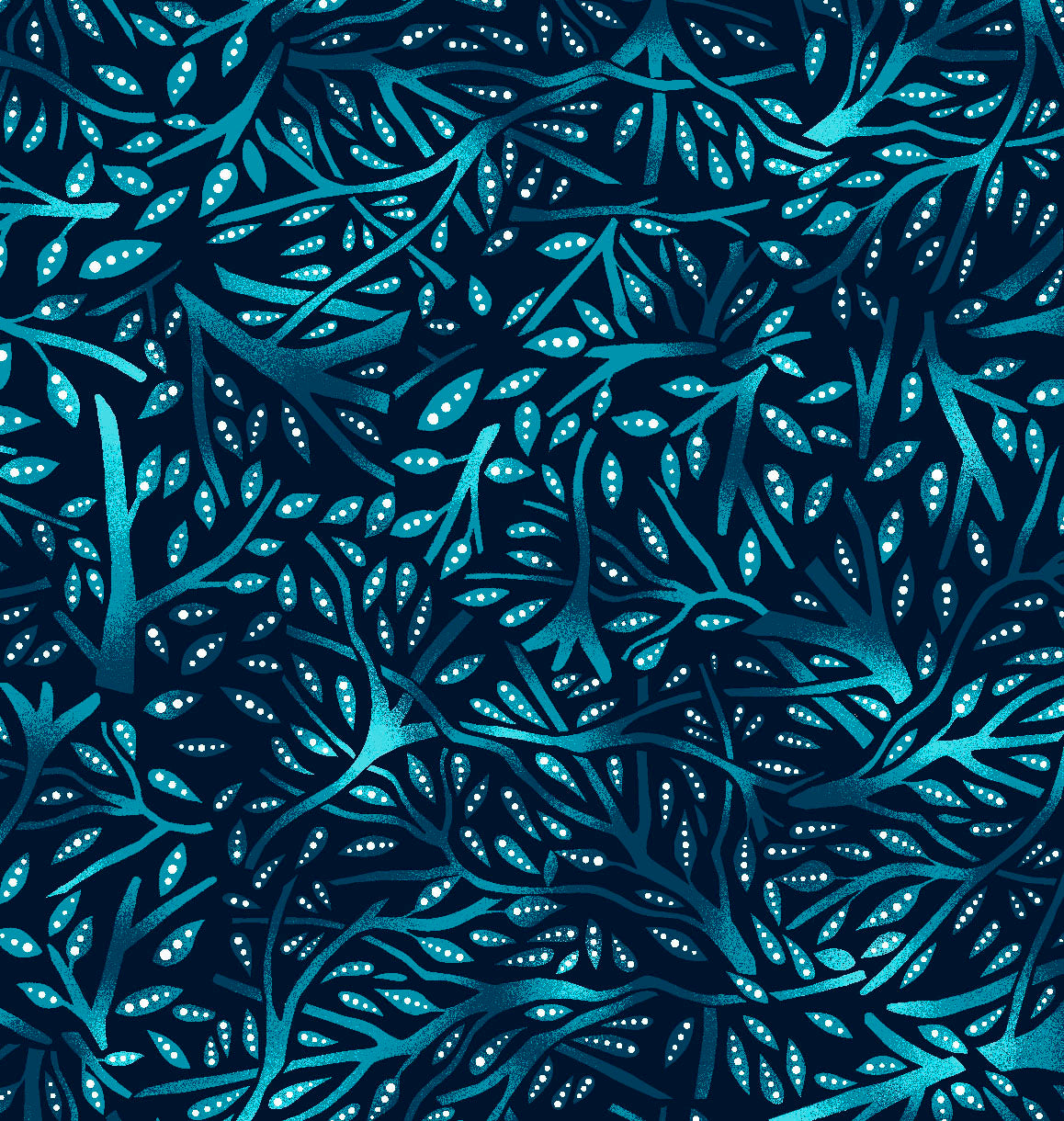 July Moon, an Indigenous Fabric by Betty Albert