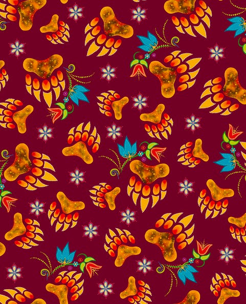 native-american-bear-paw-fabric_FTF_RustRedTMD-0002