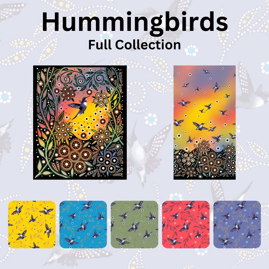 Hummingbirds-fabrics-Full-collection-by-Betty_Albert-Fabrics-native-american-fabric-patterns-USA