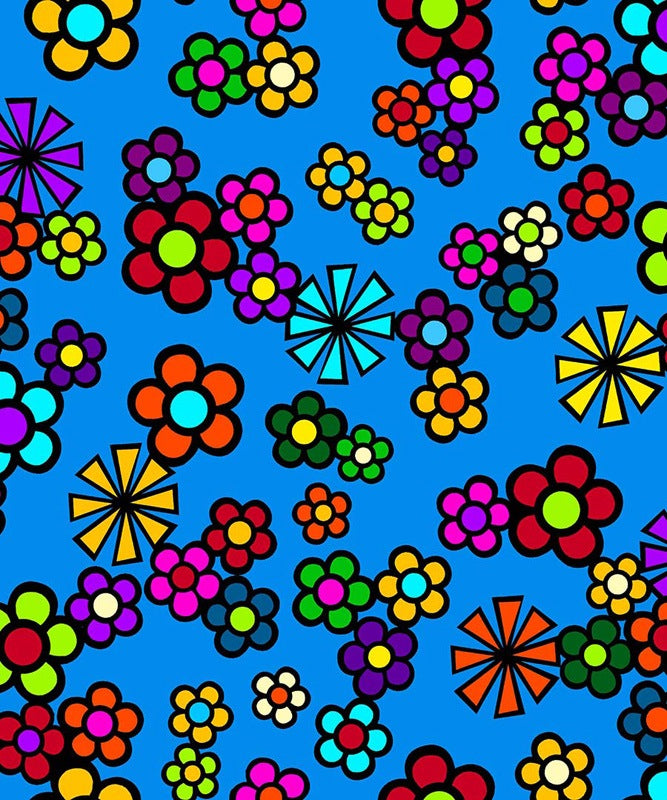 Yellowquill Floral #1 - First Trend Fabrics