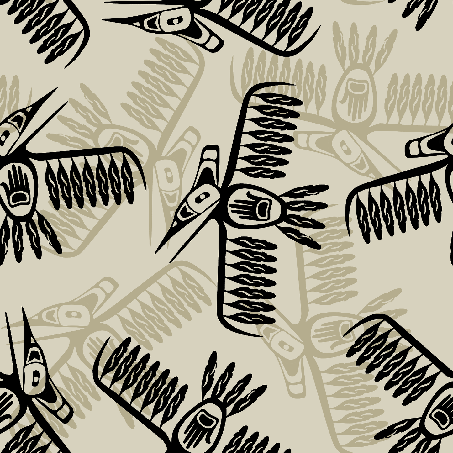 Thunderbirds | Thunderbirds | Indigenous fabric designs - First Trend Fabrics
