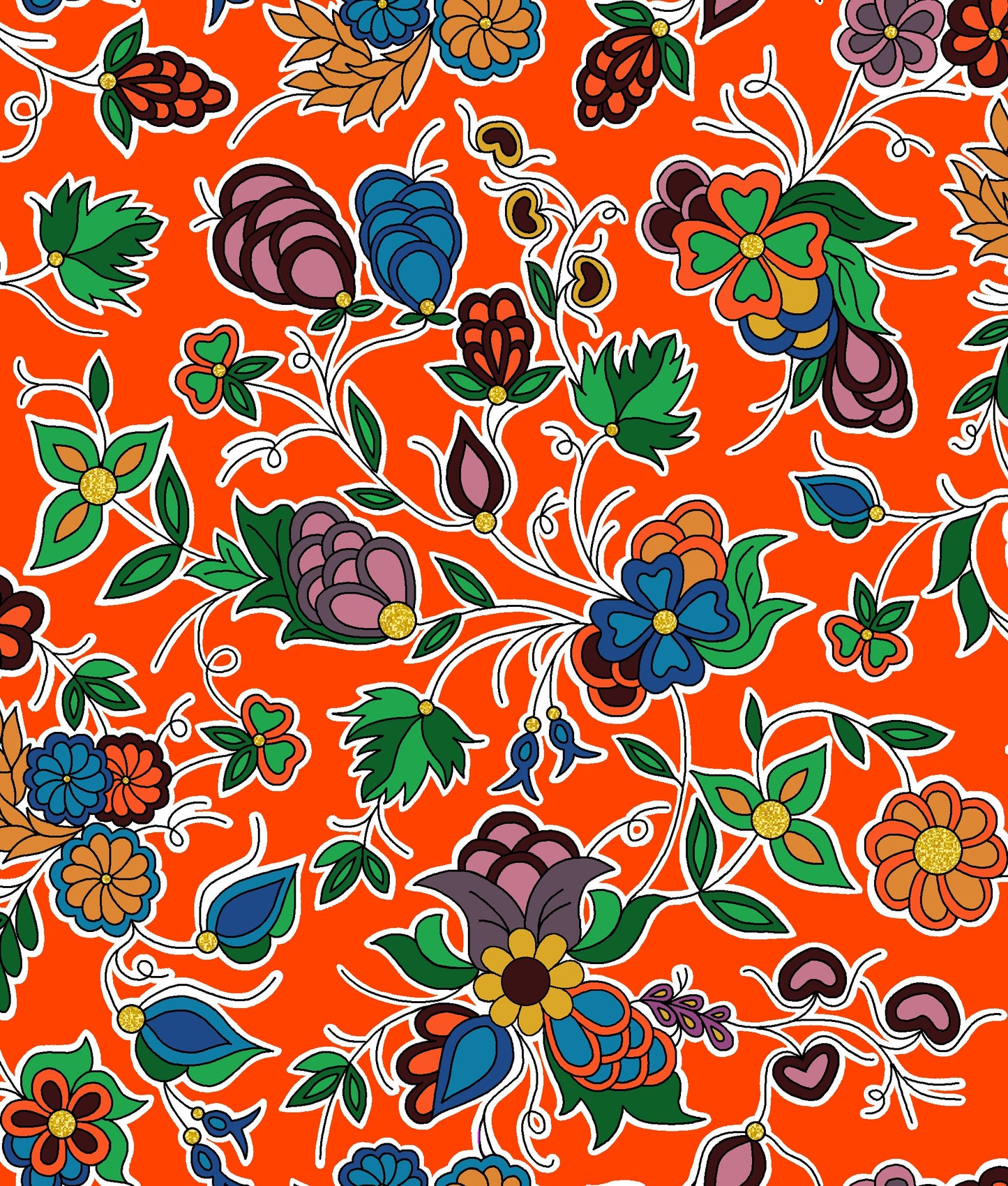 native_american_fabric_designs_FTF_Orange-TM-0003Mby-tamara-malcolm