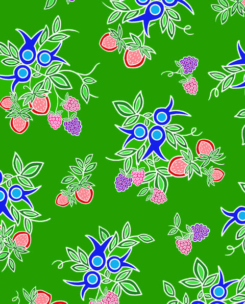 indigenous_fabric_design_13moons-green-Tamara -Malcolm_fabrics-at_First_Trend_Fabrics_your_Indigenous_Fabric_wholesaler_across_the_USA