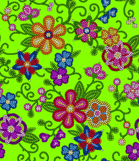 FTF_Beadedfloralfabricswholesale-limegreen