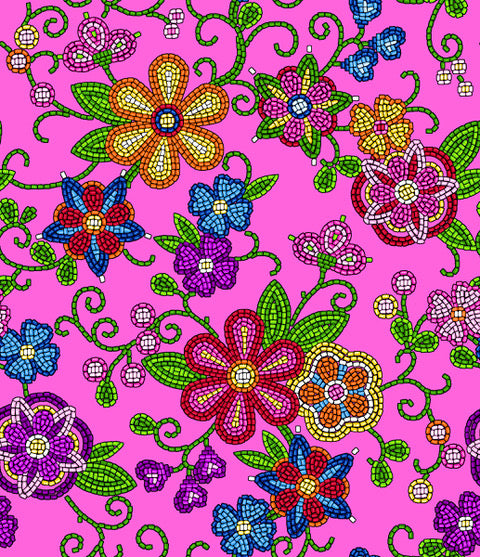 FTF_Beadedfloralfabricwholesale-pink