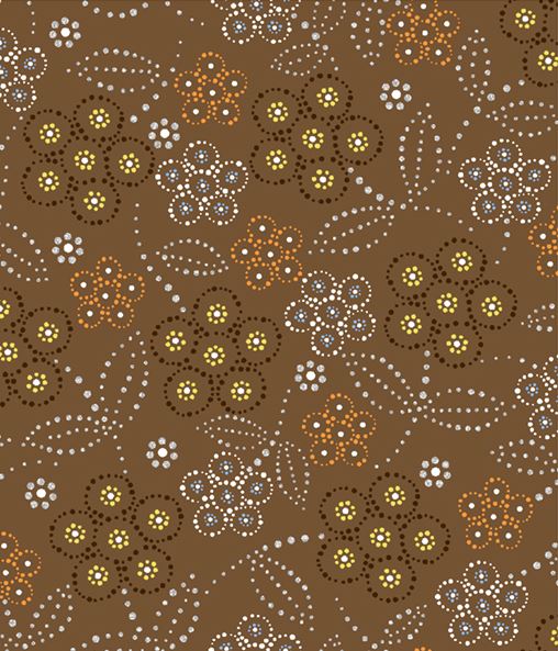 native_american_fabric_prints_FTF_BA-0002M-Earth-Brown-betty-albert-fabrics