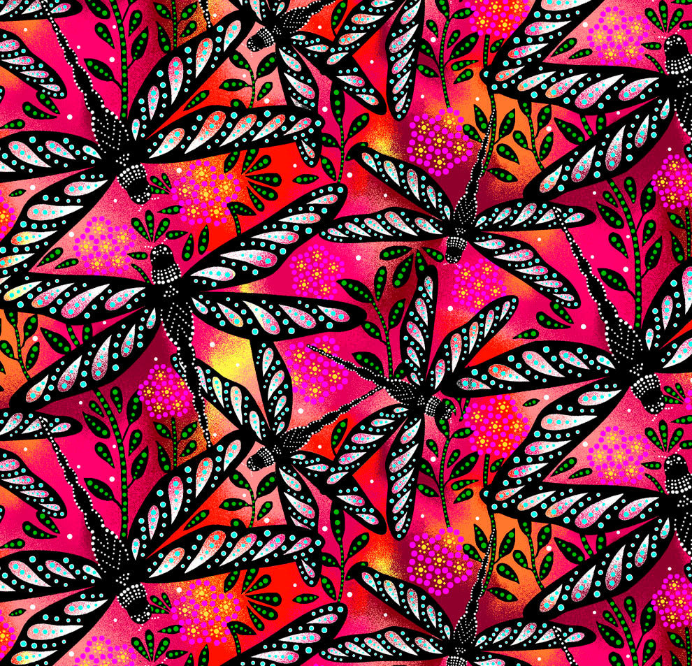 exclusive_native_fabric_desing_FTF-Butterfly_pink_orange
