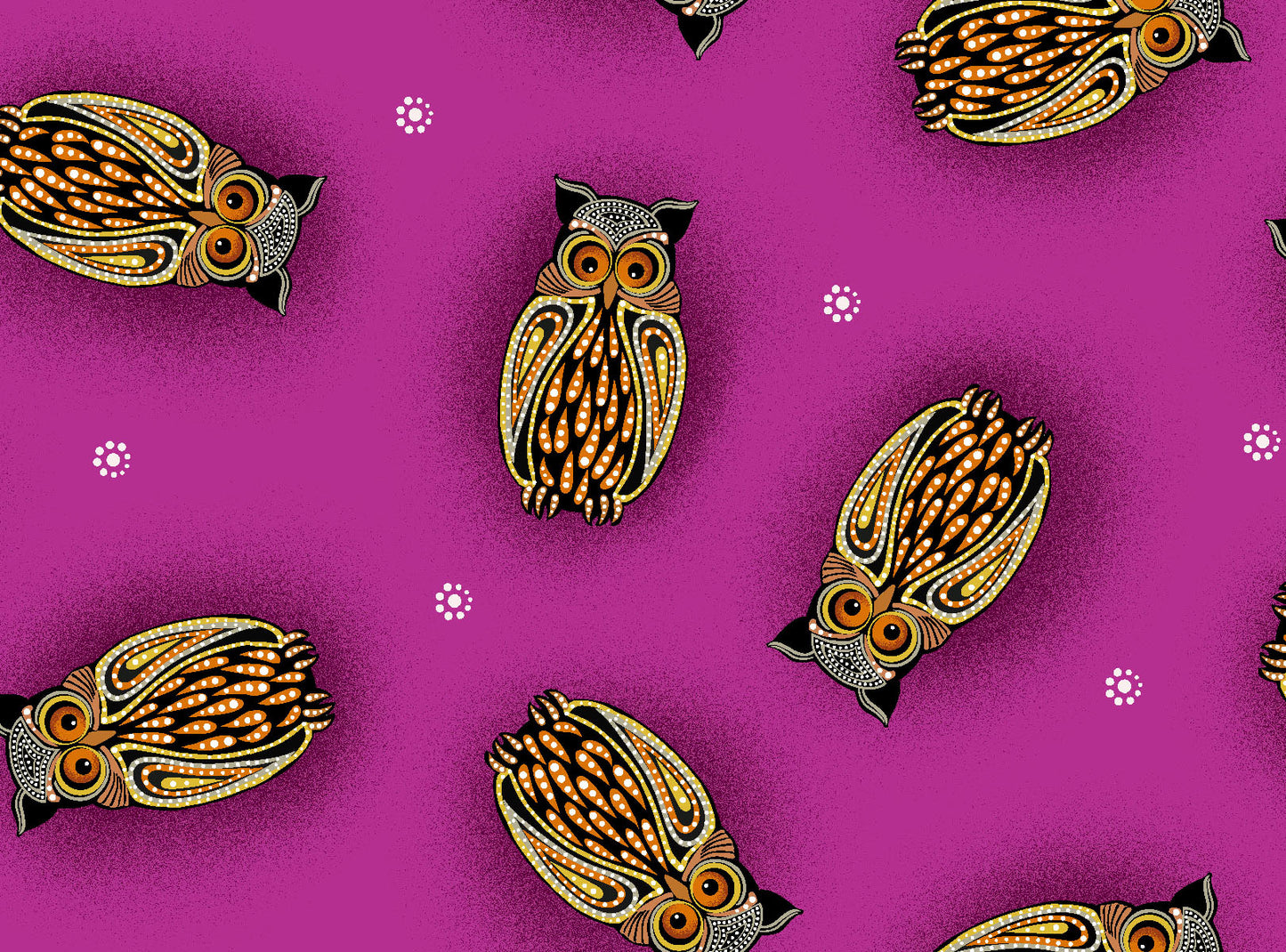 July Moon, an Indigenous Fabric by Betty Albert
