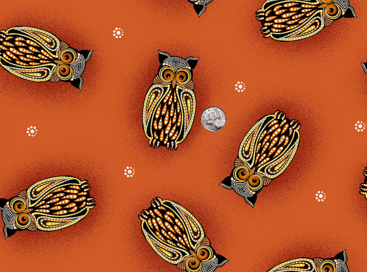 July Moon, an Indigenous Fabric by Betty Albert