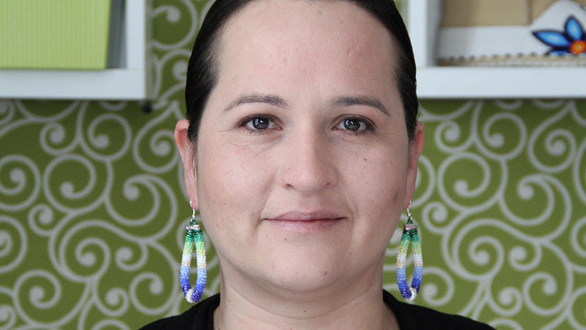 Shannon Gustafon an Indigenous Artist at www.firsttrendfabrics.com