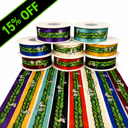 Sweetgrass - Indigenous Print Ribbons - First Trend Fabrics