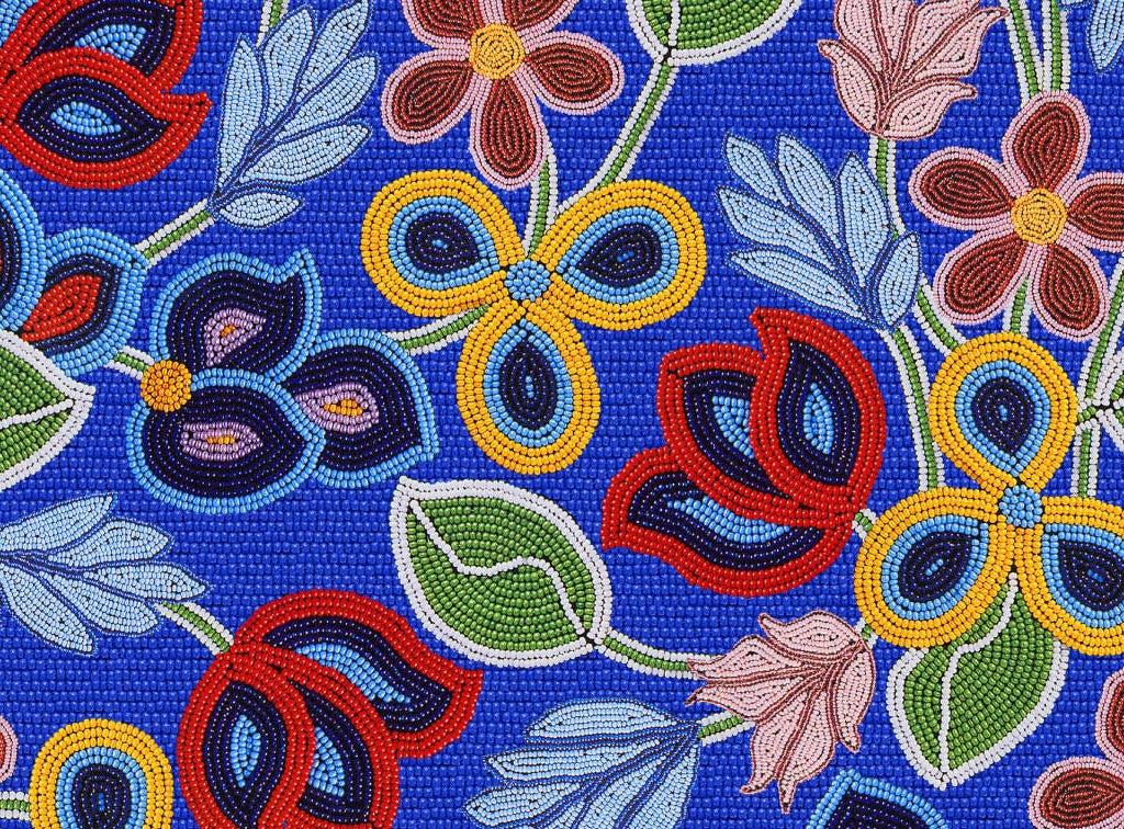 David Textiles Beaded Floral