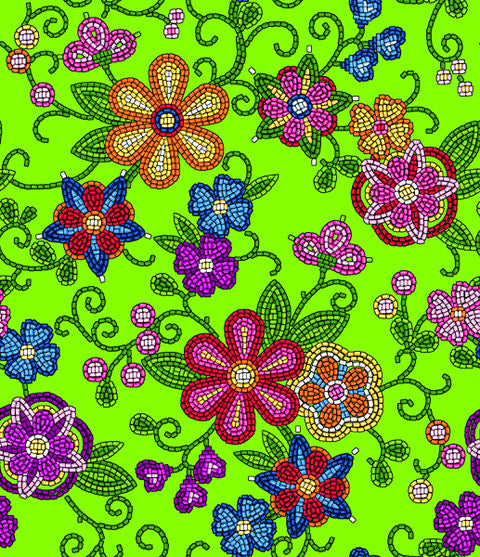 native_fabric_designs_FTF_Beadedfloral2-limegreen
