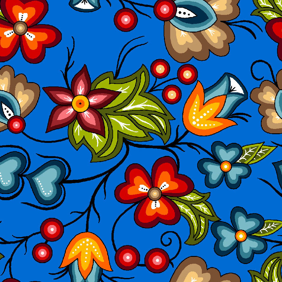 Native Floral Fabric SG-2 | Shannon Gustafson Fabrics – First Trend Fabrics